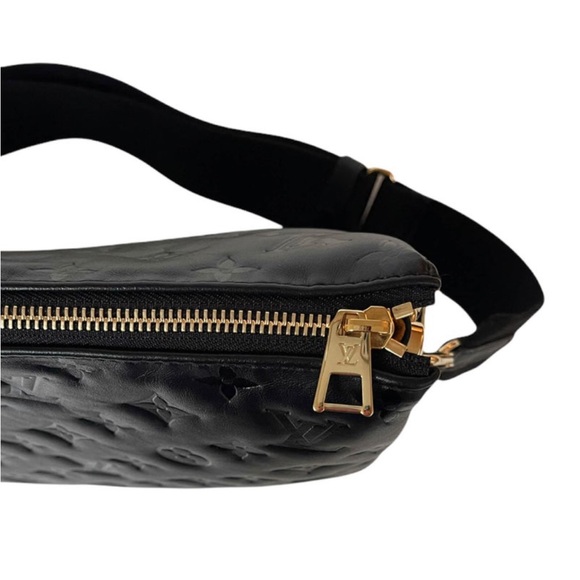 Louis Vuitton Bags Louis Vuitton Black Embossed Monogram Lambskin